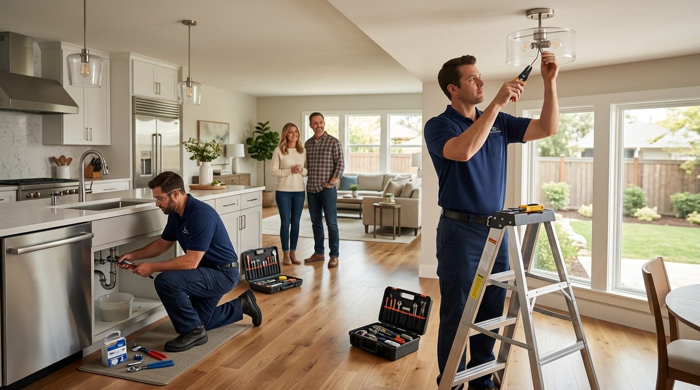 Affordable Light Fixture Installation & Faucet Leak Repair in River Oaks, TX